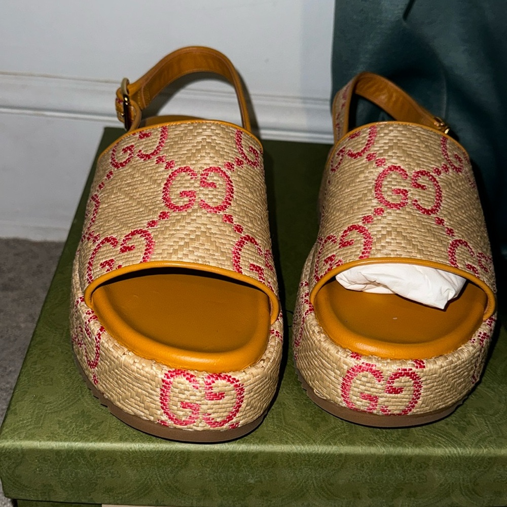 Gucci platform sandals
